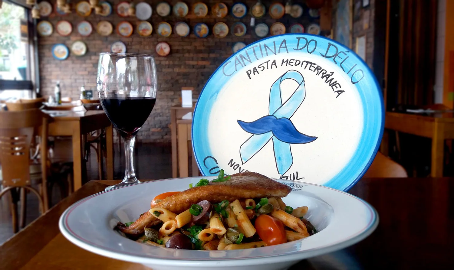 A Pasta Mediterrânea e a cerâmica do Novembro Azul