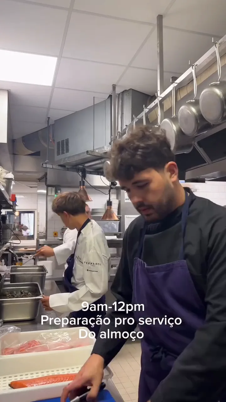 Produção da manhã, com a equipe da brasserie